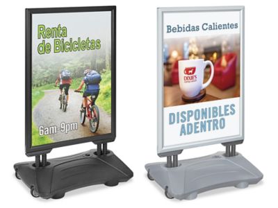 WindPro<sup>®</sup> Letreros de Uso Pesado con Molduras Abatibles