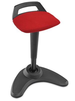 Tabouret de bureau assis/debout en tissu