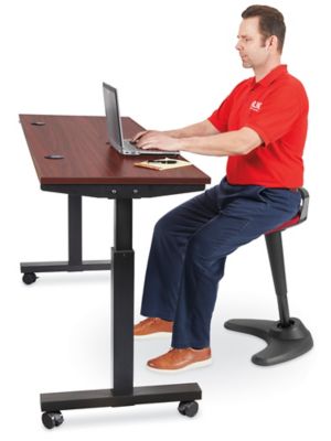 Tabouret de bureau assis/debout en Stock - Uline.ca