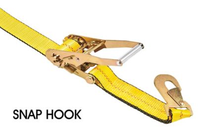 Uline Ratchet Tie Downs - Snap Hook