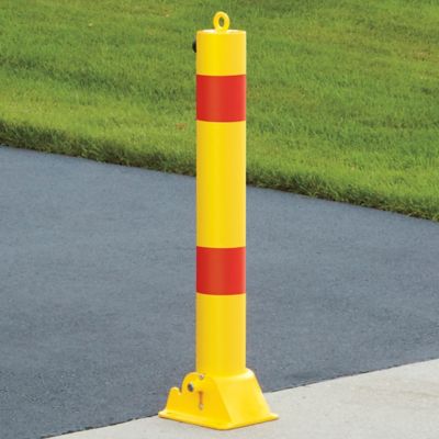 Folding Bollards, Fold Down Safety Bollards in Stock ULINE