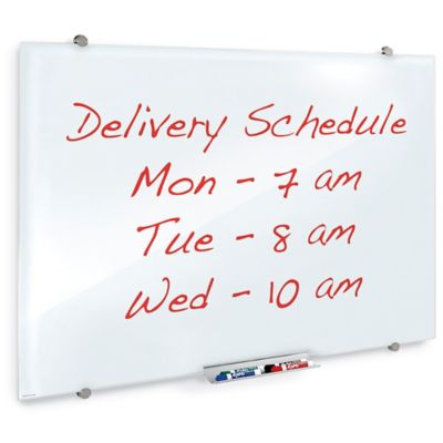 Glass Dry Erase Boards, Glass Dry Erase Boards in Stock ULINE