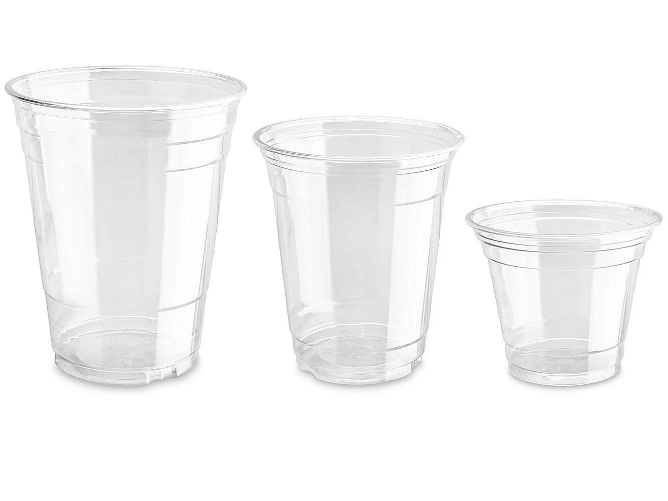 Crystal Clear Disposable Plastic Cups in Stock - Uline