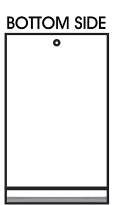 Uline Hang Hole Bottom Side