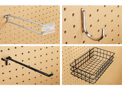 Pegboard Hooks, Pegboard Accessories, Pegboard Clips in Stock 