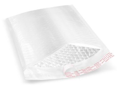 Uline Economy White Poly Bubble Mailers
