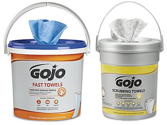 GOJO® Scrubbing Towels, GOJO® Scrubbing Wipes in Stock - ULINE