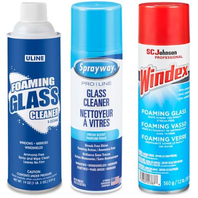 Nettoyants à vitres moussants