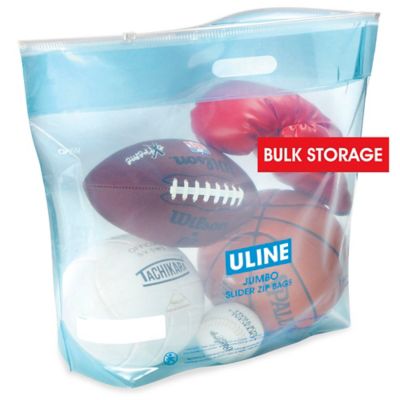 Uline Jumbo Slider Zip Bags