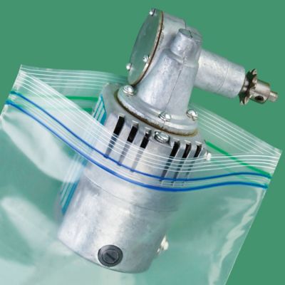Uline Double Zipper Bags