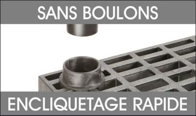 Rayonnage en plastique