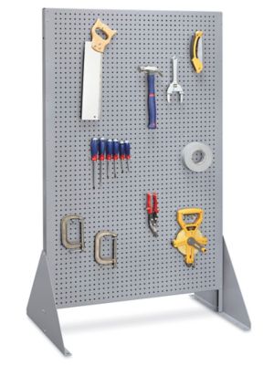 Free Standing Pegboard, Free Standing Pegboard Wall in Stock ULINE
