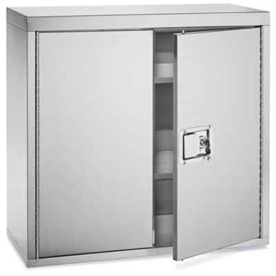 2 Mini Stainless Steel Medicine Cabinet Wall Mount Storage Set of