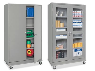 Rolling metal deals storage cabinet