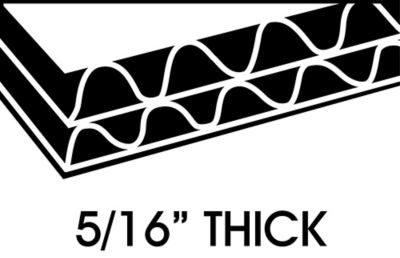 Double Wall Box: 5/16 in. Thick