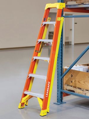 Fiberglass LeanSafe™ Ladders in Stock - Uline