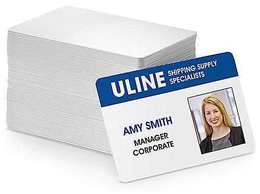 Cartes d'identité vierges en Stock - Uline.ca