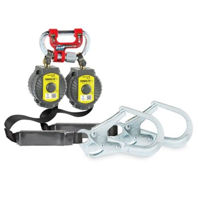 【U LAN】Hardy Two Way Crop Flight Jumper Miller® Twin Turbo™ Retractable Lanyard in Stock - Uline