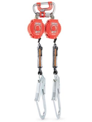 Milageto Retractable Fishing Coiled Lanyard with Carabiner Steel