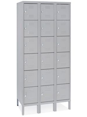 Uline – Casiers – Six rangées, assemblé