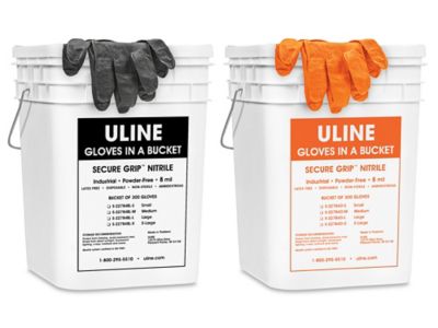 Uline – Gants d'examen en nitrile très robustes – Sans poudre S-14180 -  Uline