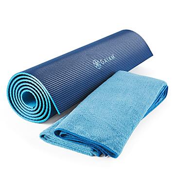 Ensemble tapis et serviette de yoga
