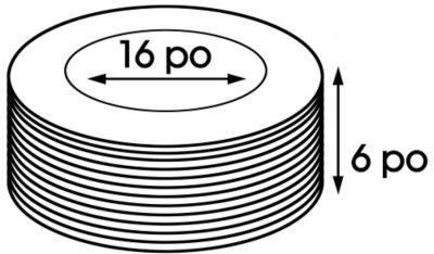 Feuillard de cerclage comparable au feuillard Signode en polypropylène