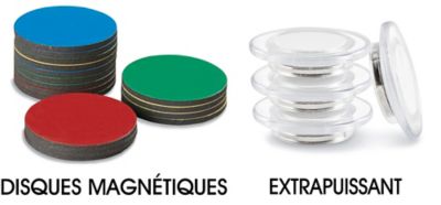 Aimants pour tableau effaçable à sec