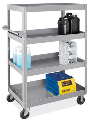 4-Shelf Steel Carts