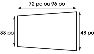 Table de conférence à médias
