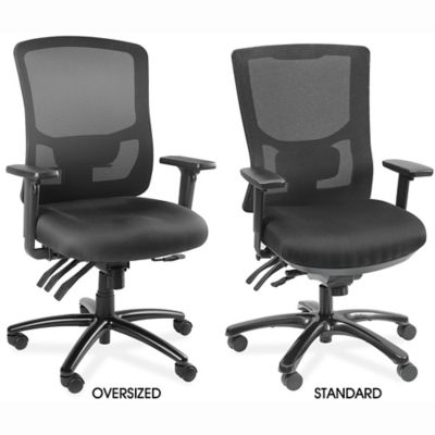 Office Star Products Screen Back Manager's Chair in Mesh Seat with