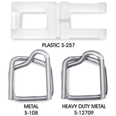 Wire buckles for Poly and Cord strapping