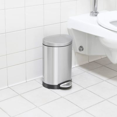 Poubelle en acier inoxydable pour toilettes