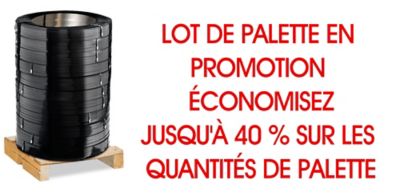 Feuillard de cerclage en acier haute résistance – Lot de palette en promotion