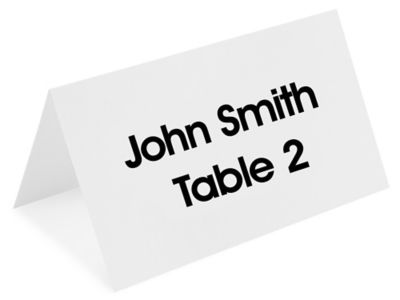 Table tent on sale place cards