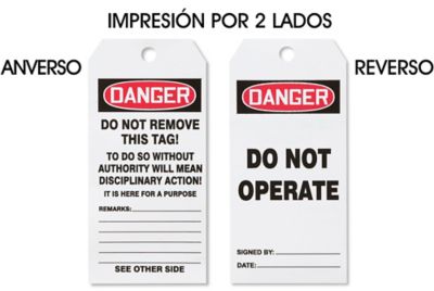 Etiquetas Colgantes en Rollo