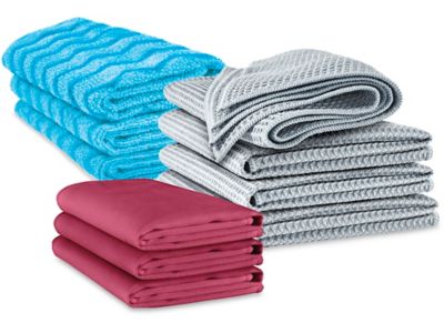 Chiffons texturés en microfibre