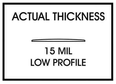 Glue Dots: Actual Thickness