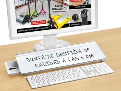 Pizarrón de Cristal para Escritorio