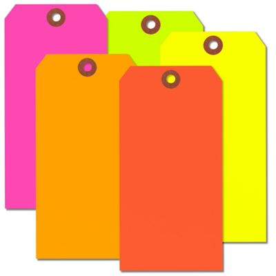 Uline Fluorescent Tags