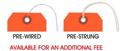 Pre-wired and Pre-strung Fluorescent Tags