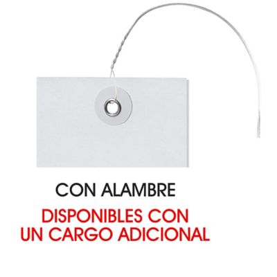 Etiquetas Colgantes con Alambre para Envíos
