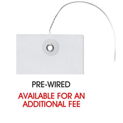 Pre-Wired Shipping Tags