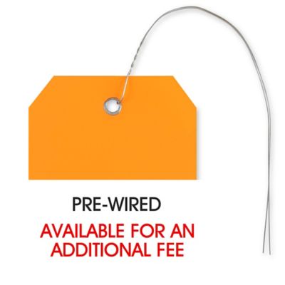 Pre-Wired Plastic Tags