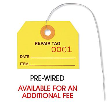 Pre-Wired Repair Tags