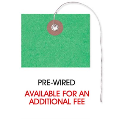 Pre-Wired Tyvek Tags