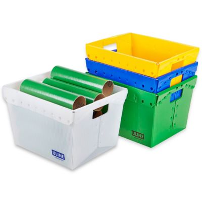 Mobile Container, Storage Tote with Wheels in Stock - ULINE