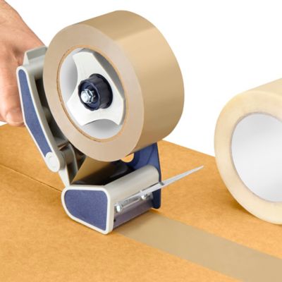 Cinta Adhesiva de PVC para Sellado de Cajas - Grosor 2.2 Mil, 2 x 55  yardas, Canela S-661 - Uline