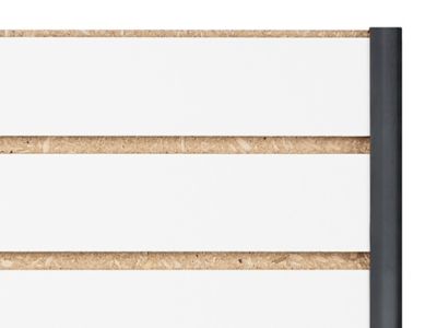 Bordure pour panneaux rainurés