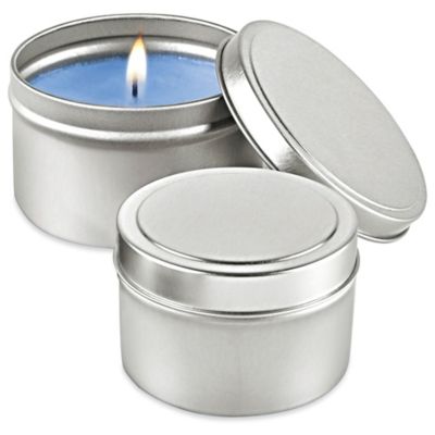 Boîtes métalliques pour bougies